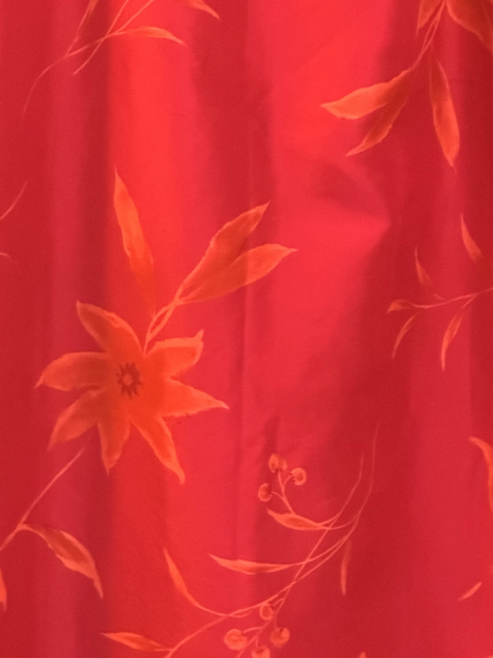 Jones New York Pink and Orange Floral Silk Skirt - Picture 4 of 6